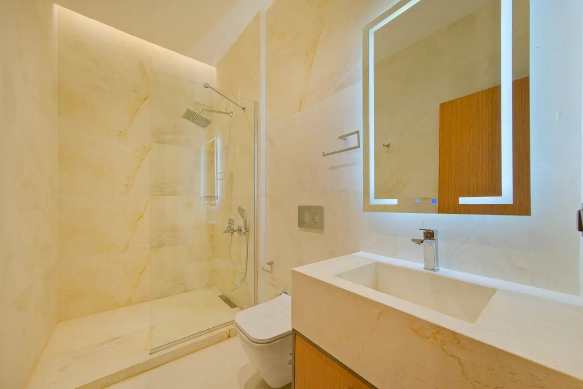 Fitted bathroom